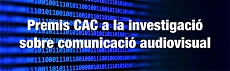 Logo dels Premis CAC a la investigació sobre comunicació audiovisual